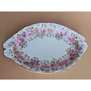 Royal Albert Bone China Oval Candy Dish "Serena" 8 1/4" x 5 1/4"